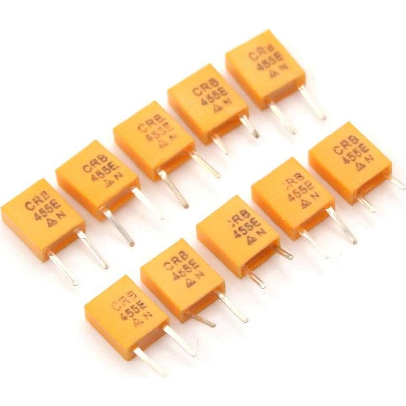 10 Osciladores de Cristal Cerámico 455E 455KHz 2 Pines
