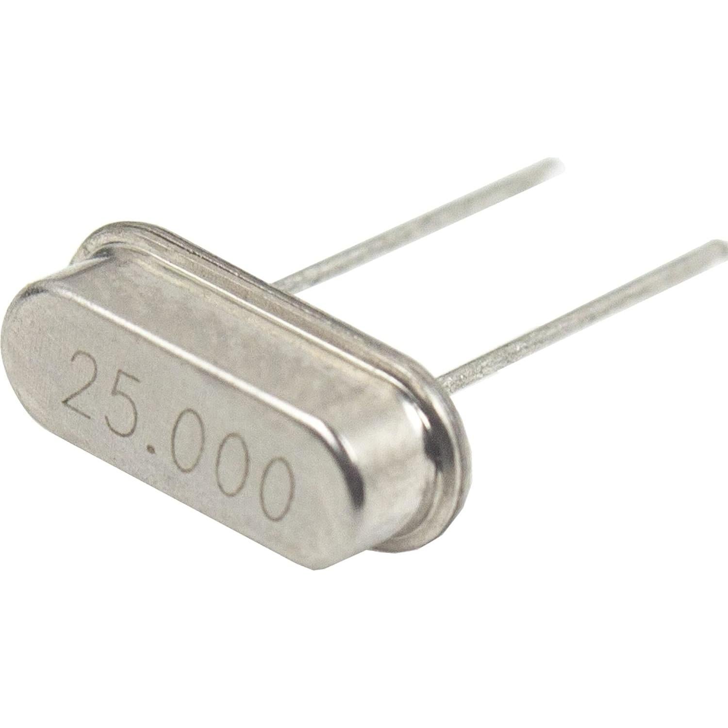 10 Osciladores de Cristal de Cuarzo 25MHz HC-49S Risingsaplings