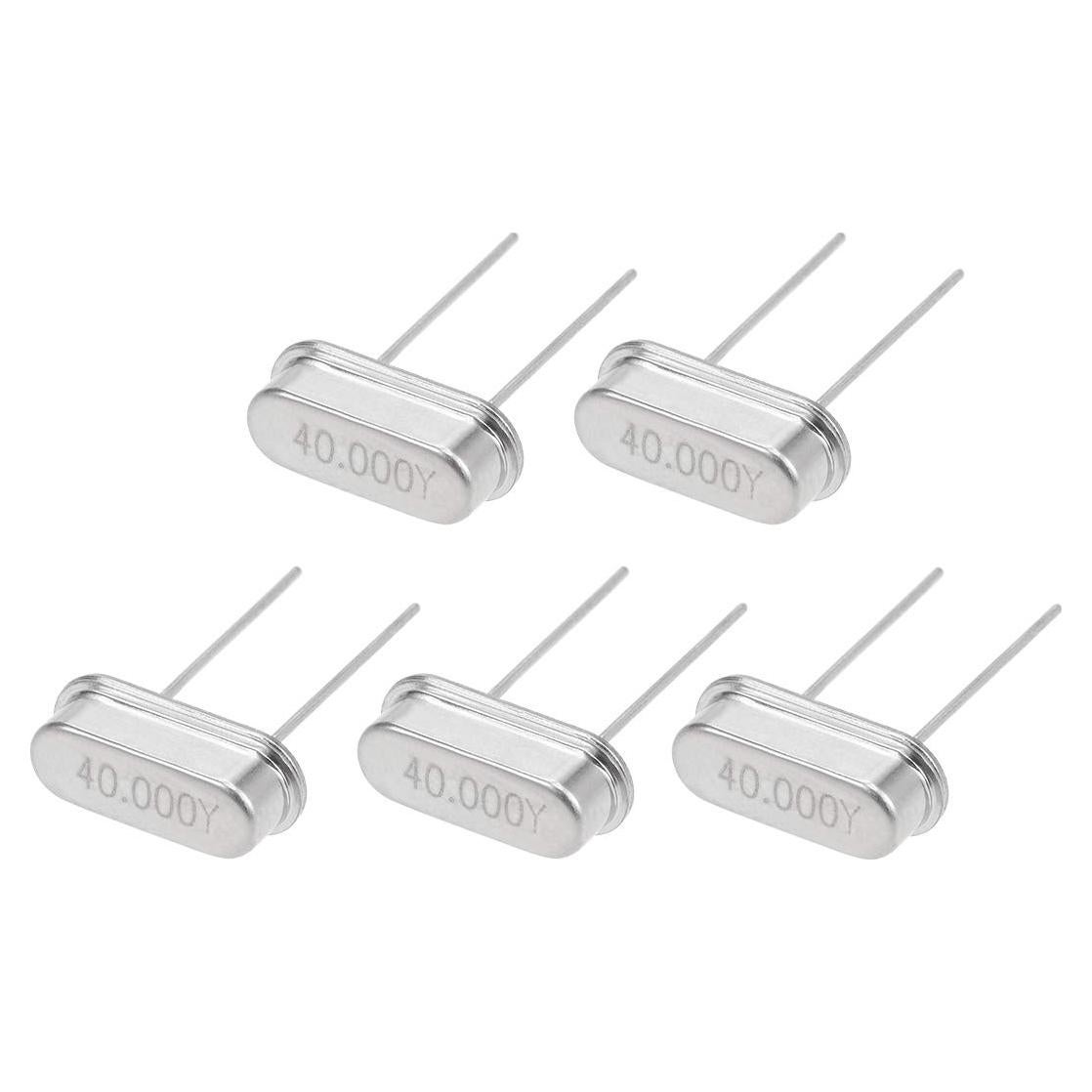 Osciladores de Cristal de Cuarzo DIP uxcell 40MHz 5 Pcs