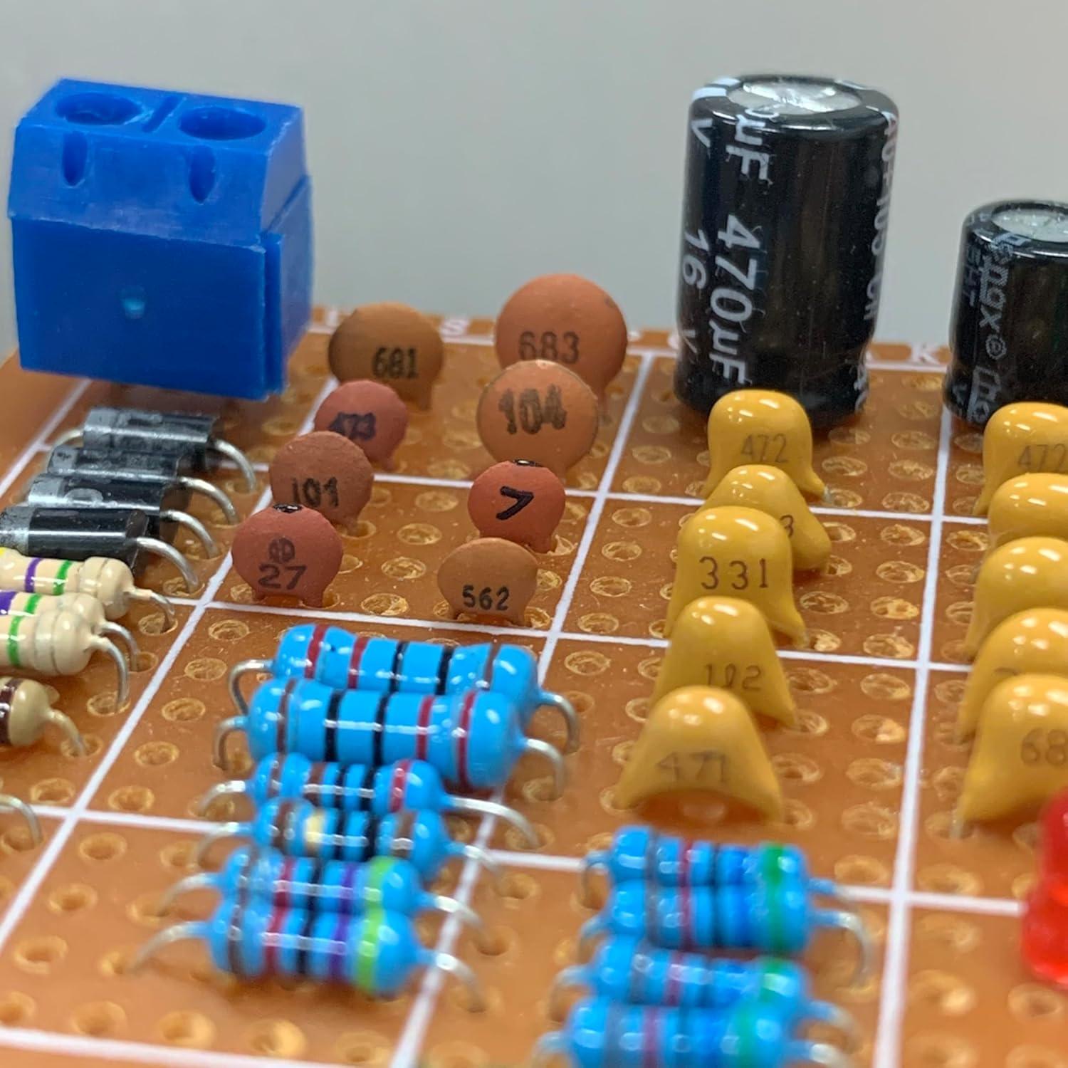 Kit de Capacitores Cerámicos MOKMMKIT 1680 Piezas 1pF a 100nF 50V