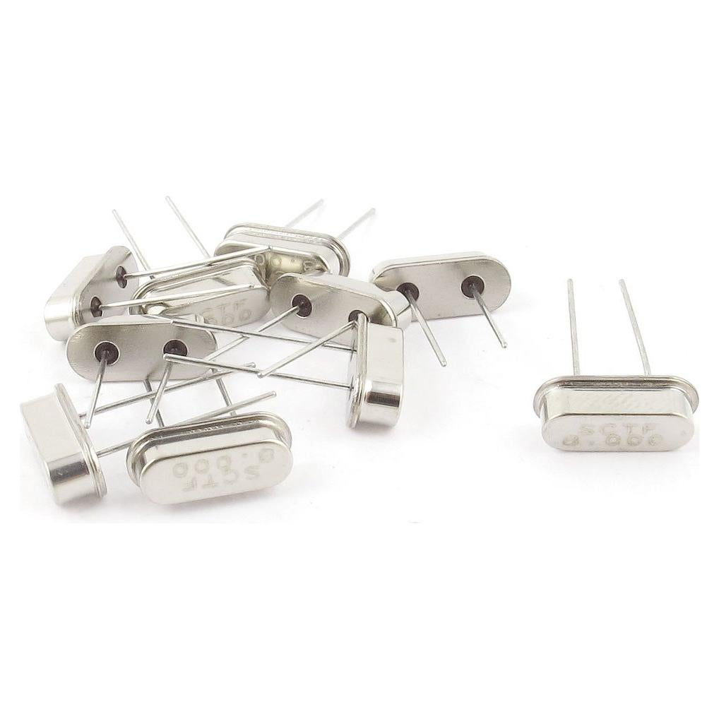 Osciladores de Cristal Uxcell HC-49S 8.000MHz 10 Piezas