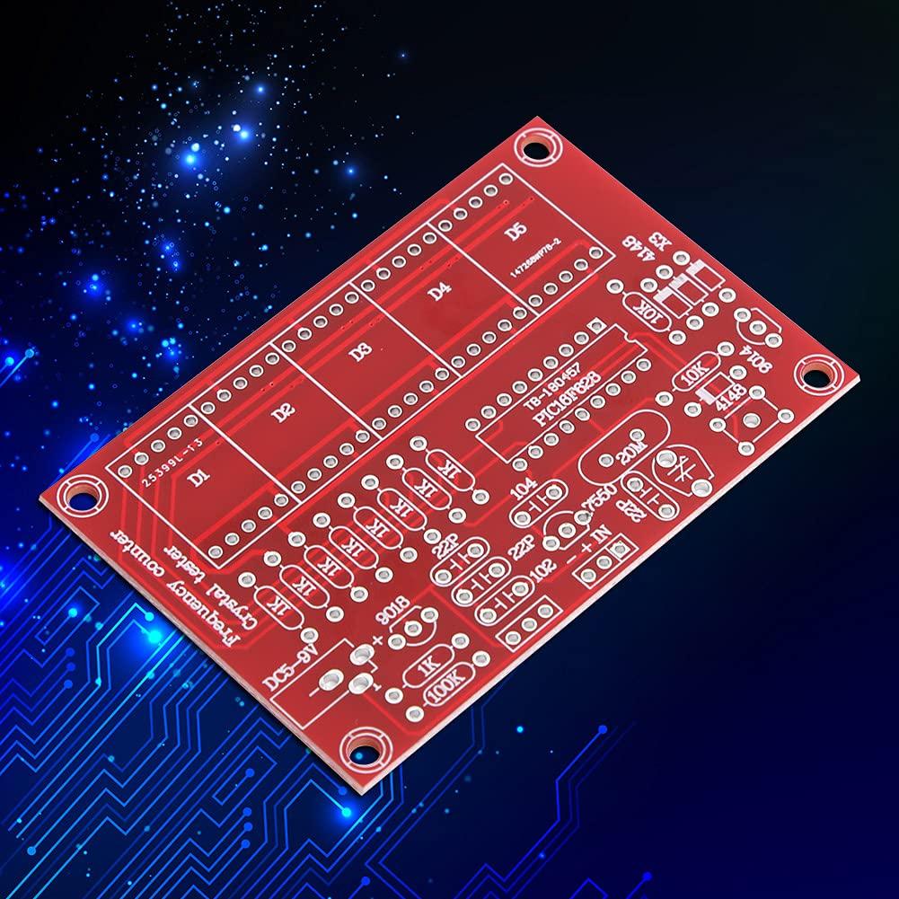 Contador de Frecuencia Airshi 1Hz-50MHz Módulo DIY Rojo