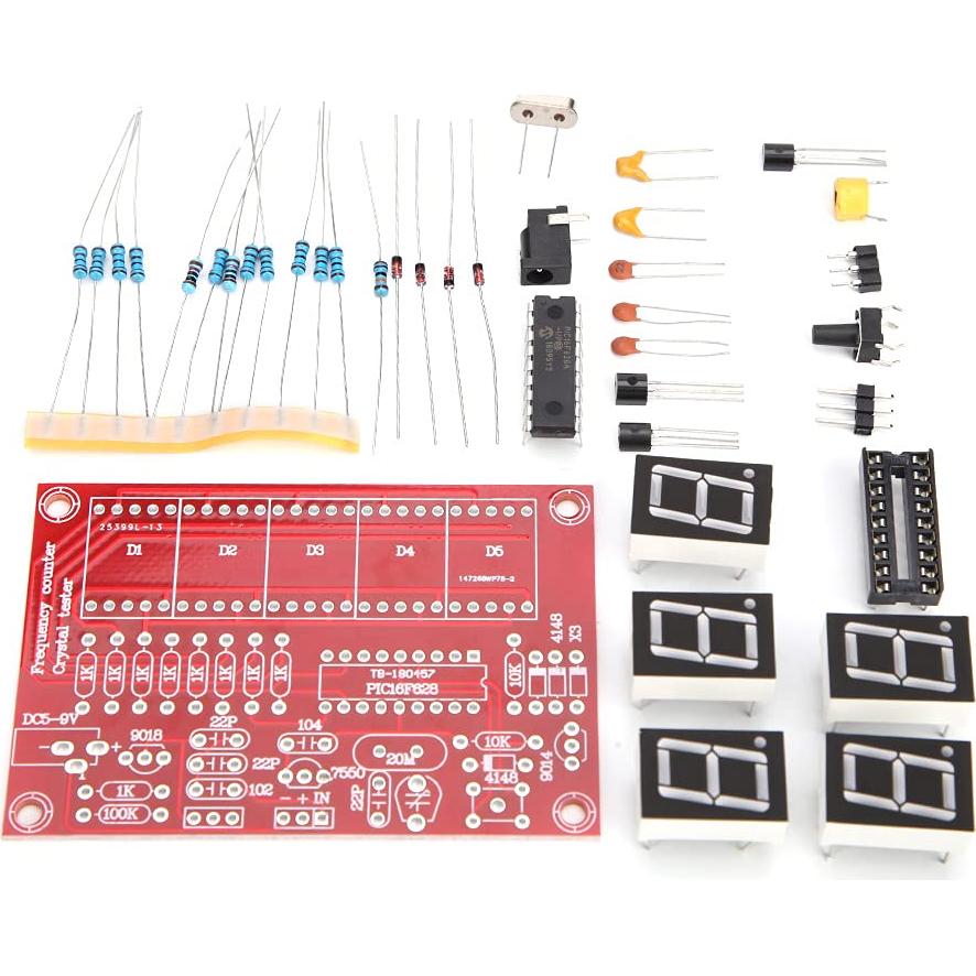 Contador de Frecuencia Airshi 1Hz-50MHz Módulo DIY Rojo