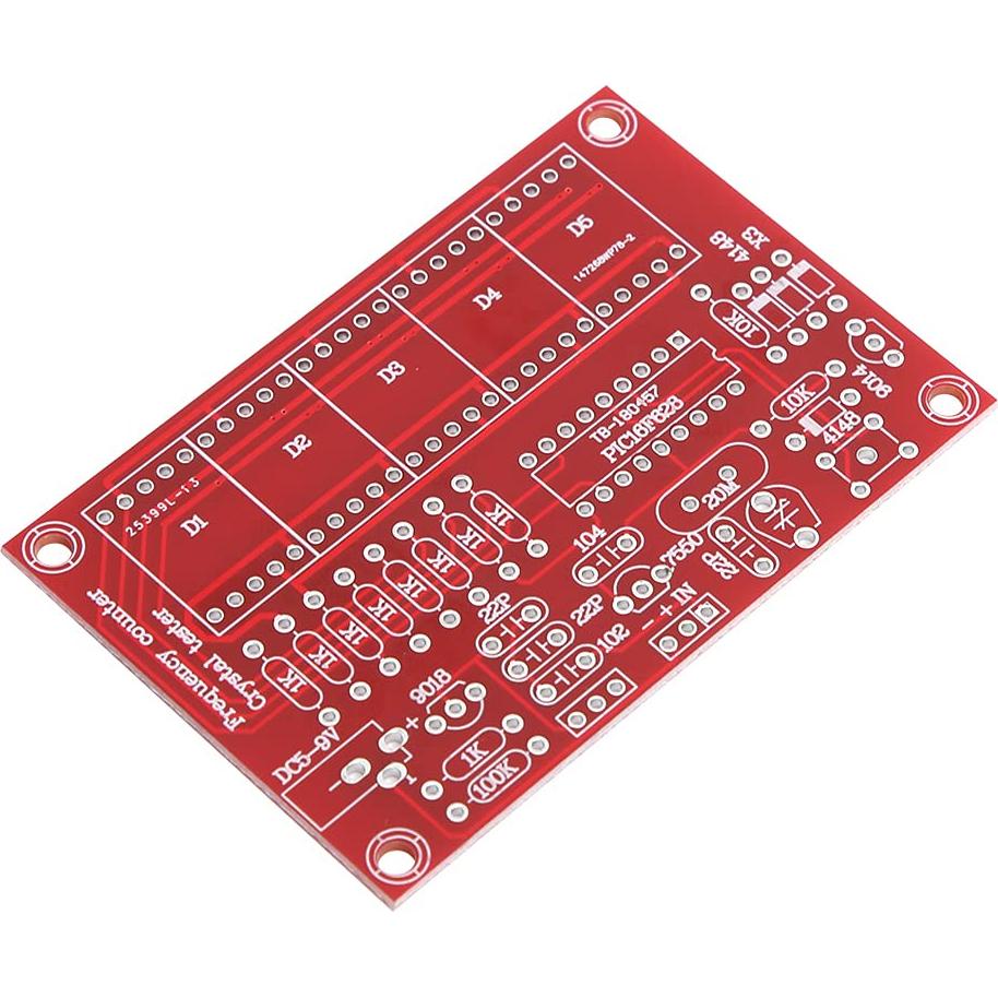 Contador de Frecuencia Airshi 1Hz-50MHz Módulo DIY Rojo