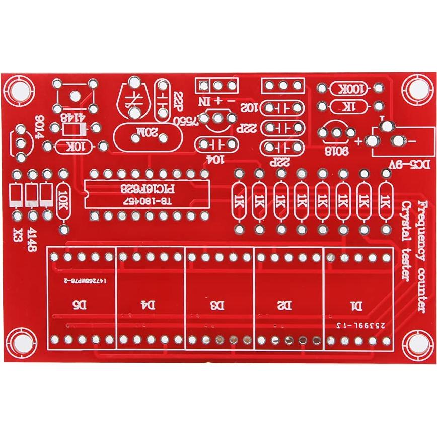 Contador de Frecuencia Airshi 1Hz-50MHz Módulo DIY Rojo