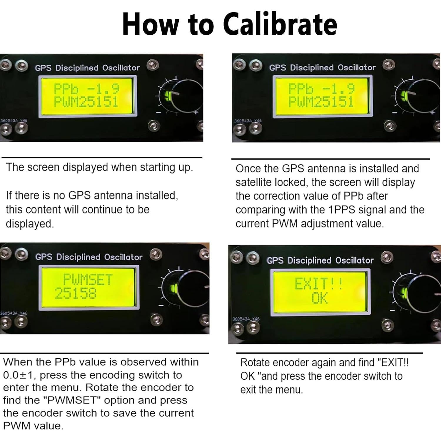 Oscilador Disciplinado GPSDO GOOZEEZOO NEO-6M 10MHz Preciso