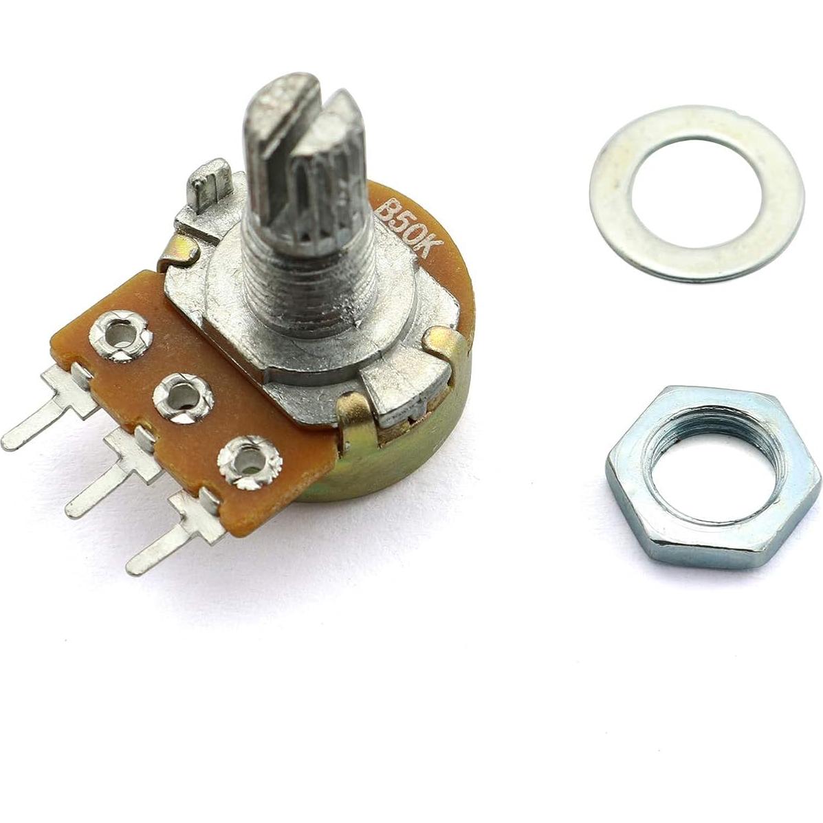 Potenciometro Rotativo Tegg 9PCS 1K a 1M Ohm Eje 15mm