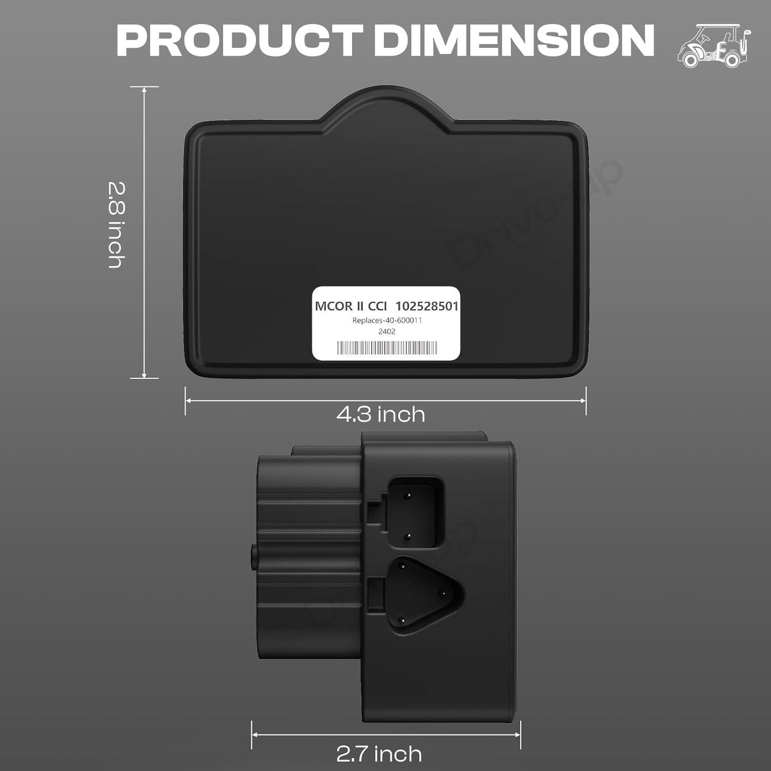 Acelerador de Potenciómetro MCOR Drive-up para Club Car 2004-2011