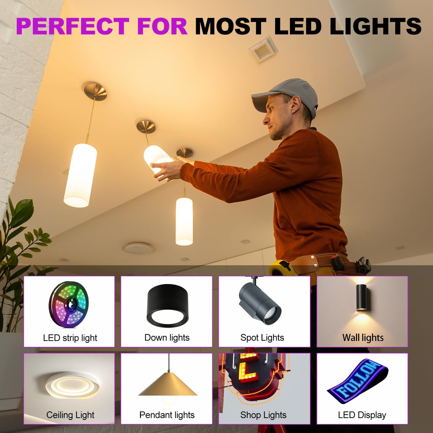 Controlador LED Dimmable 60W EoJoycels 24V IP67 UL Listado