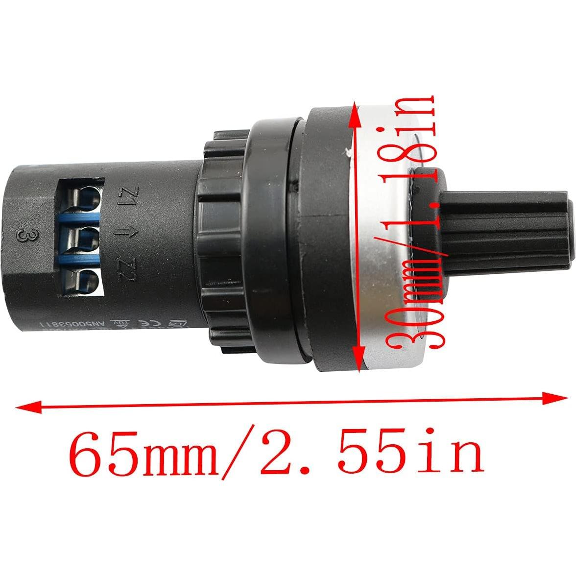 Potenciometro Industrial LQ 10k Ohm 22mm Rotativo VSD