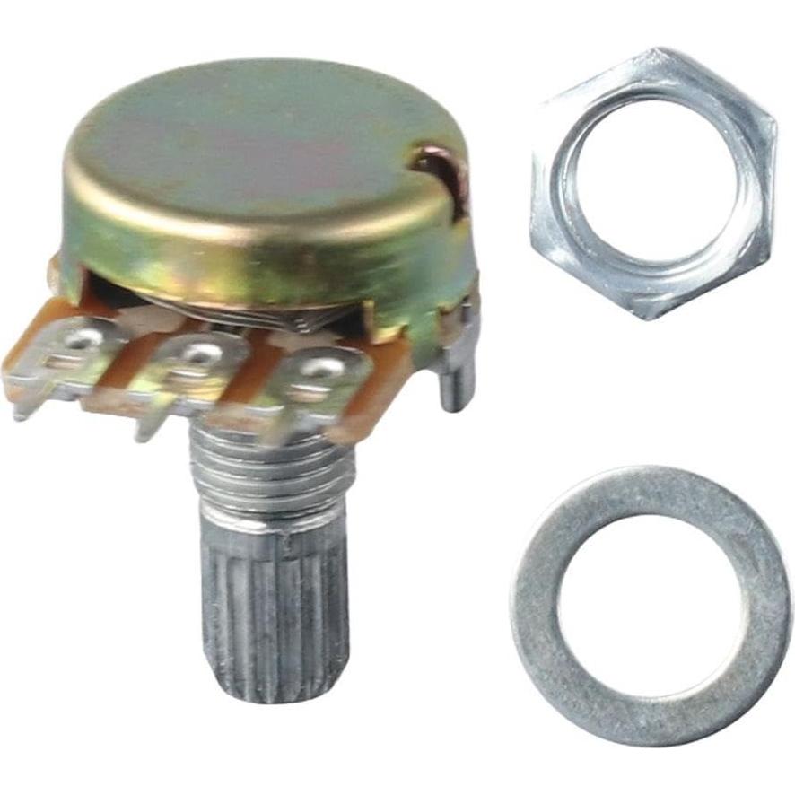 10 Potenciómetros Lineales Rotativos 500 Ohm AllGIFT
