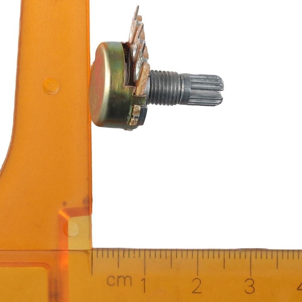 10 Potenciómetros Lineales Rotativos 500 Ohm AllGIFT