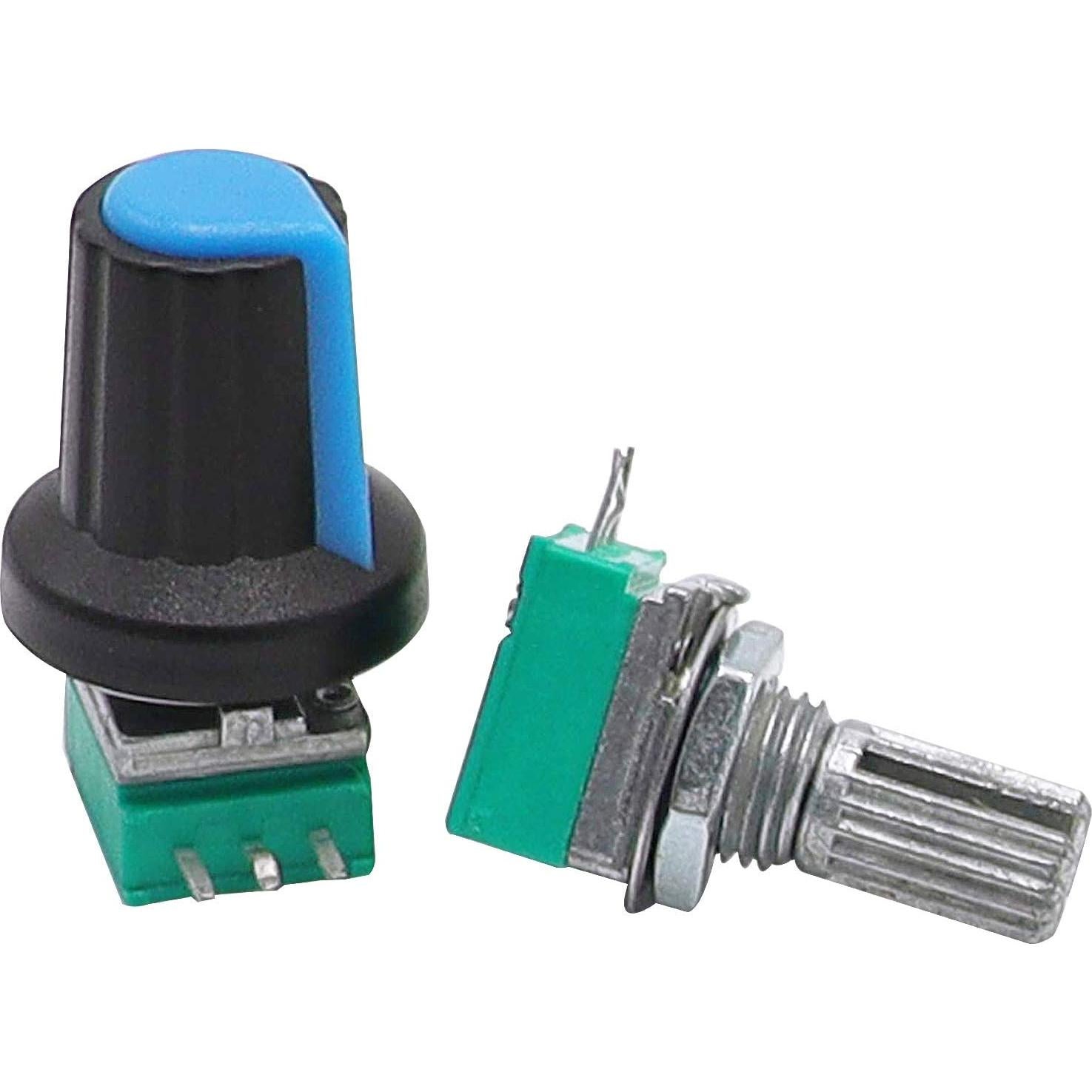 Potenciómetros Rotativos Lineales 10K Ohm TWTADE 10 Pcs