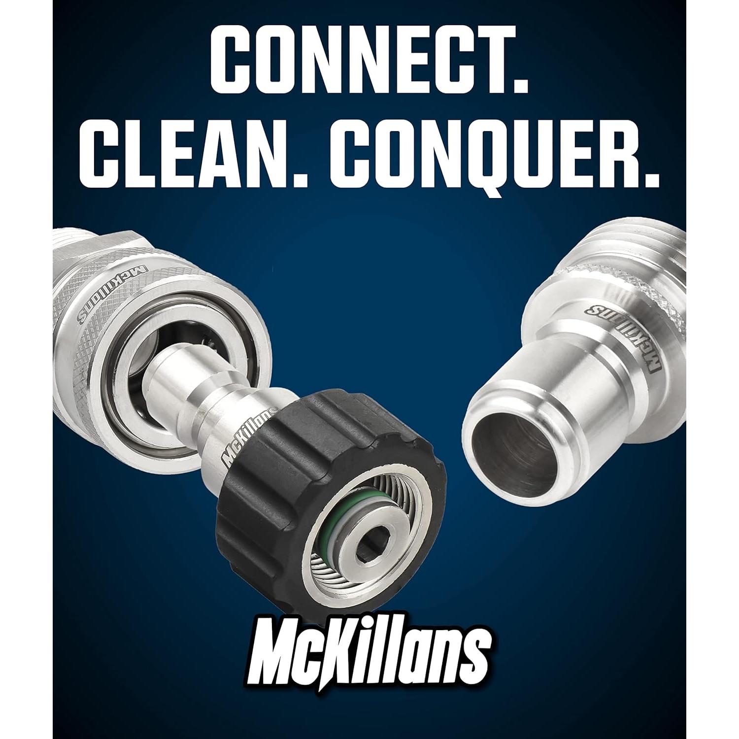 Kit de Conexión Rápida McKillans M22-14mm Acero Inoxidable