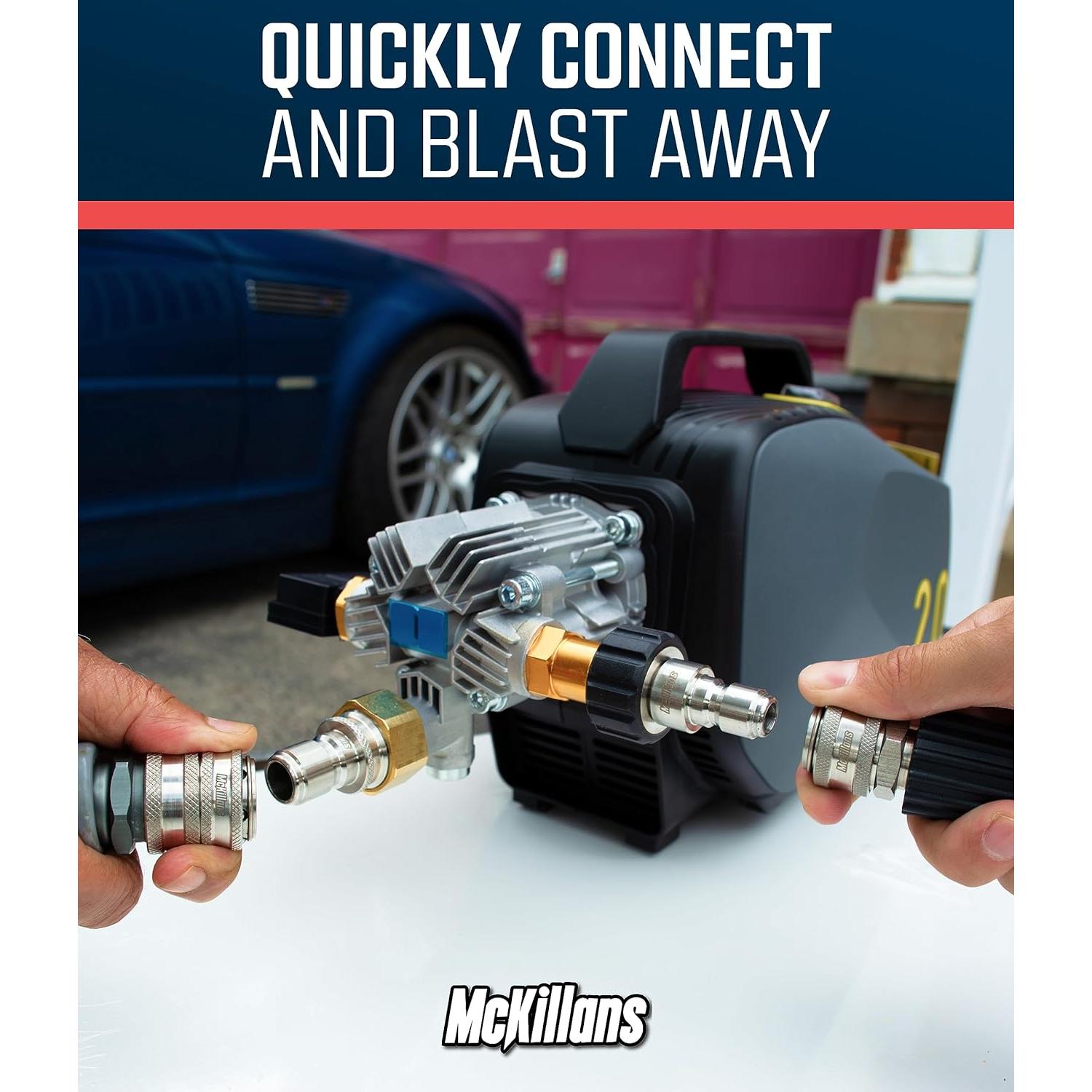 Kit de Conexión Rápida McKillans M22-14mm Acero Inoxidable