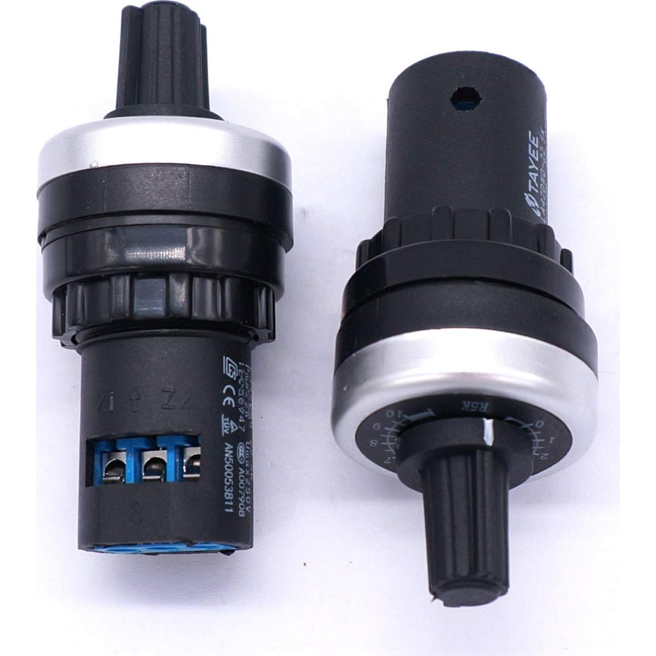 Potenciómetro Rotativo Taiss LA42DWQ-22 5K Ohm 22mm