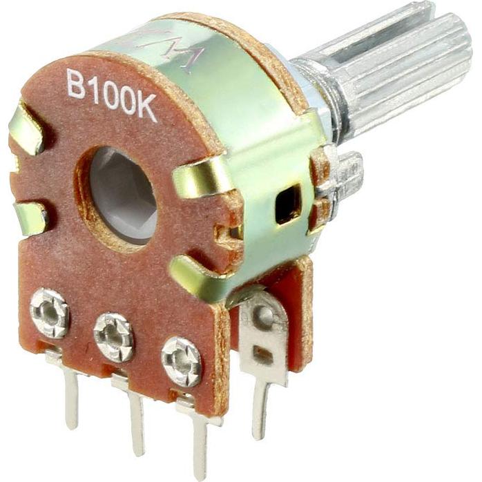 Potenciometro Doble Giro 100K Ohm uxcell WH148 5 Piezas