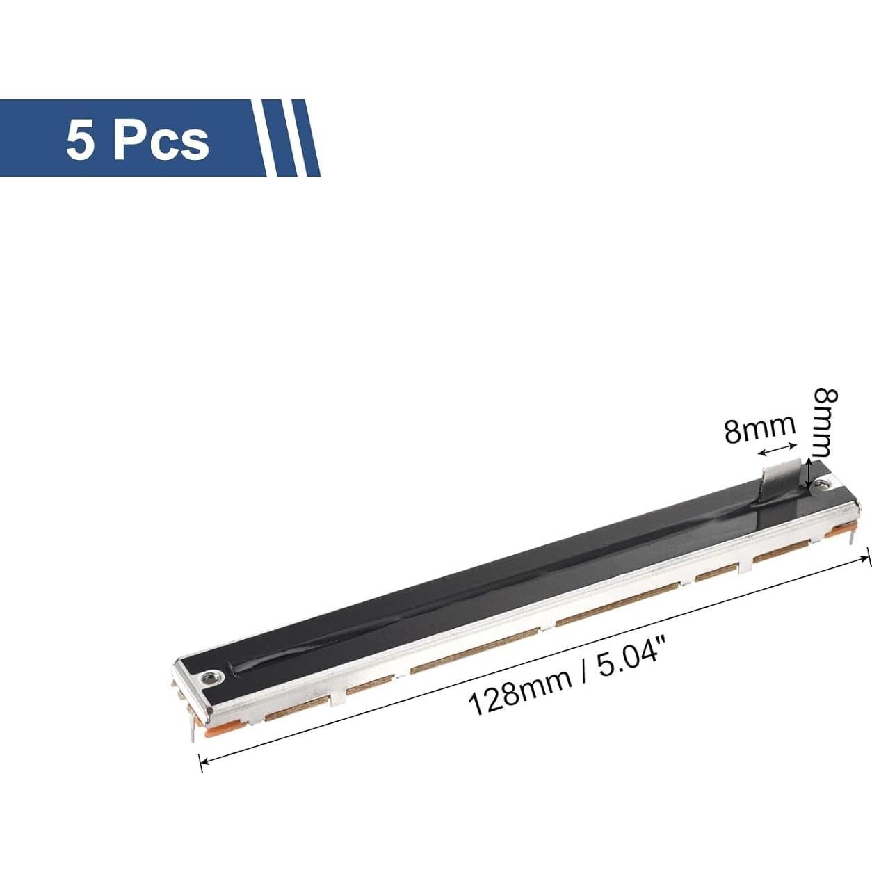 Potenciometro Deslizante Lineal MECCANIXITY B10K 128mm 5 Pcs
