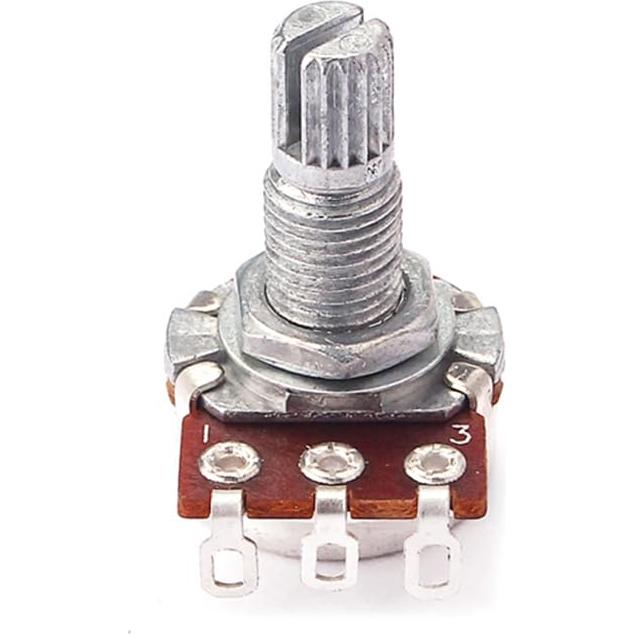 Potenciómetros de guitarra Healifty A25K mini eje dividido