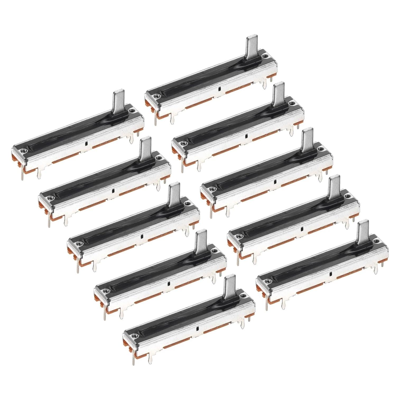 Potenciometro Lineal Deslizante 10Pcs B100K 45mm MECCANIXITY