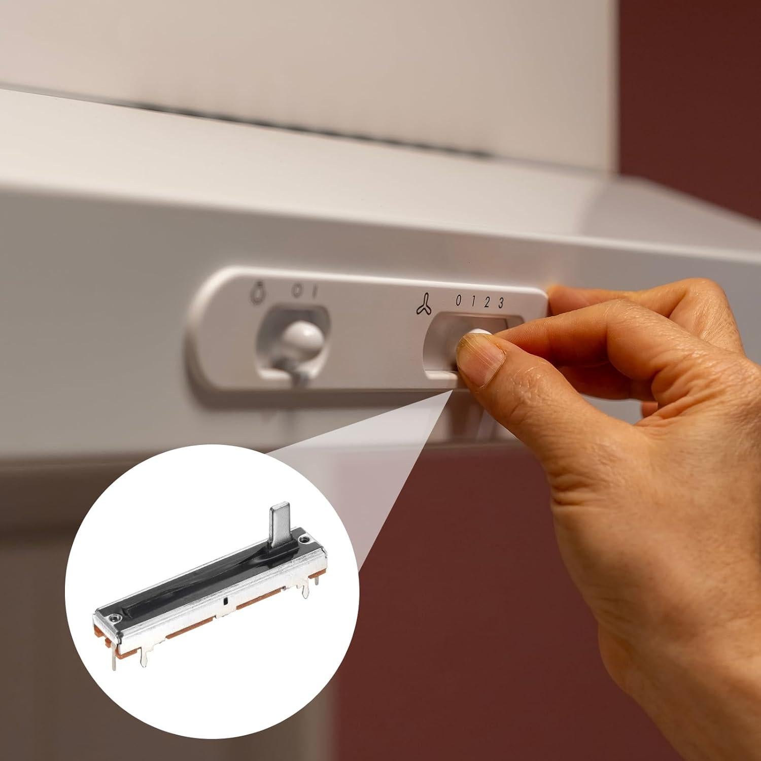 Potenciometro Lineal Deslizante 10Pcs B100K 45mm MECCANIXITY