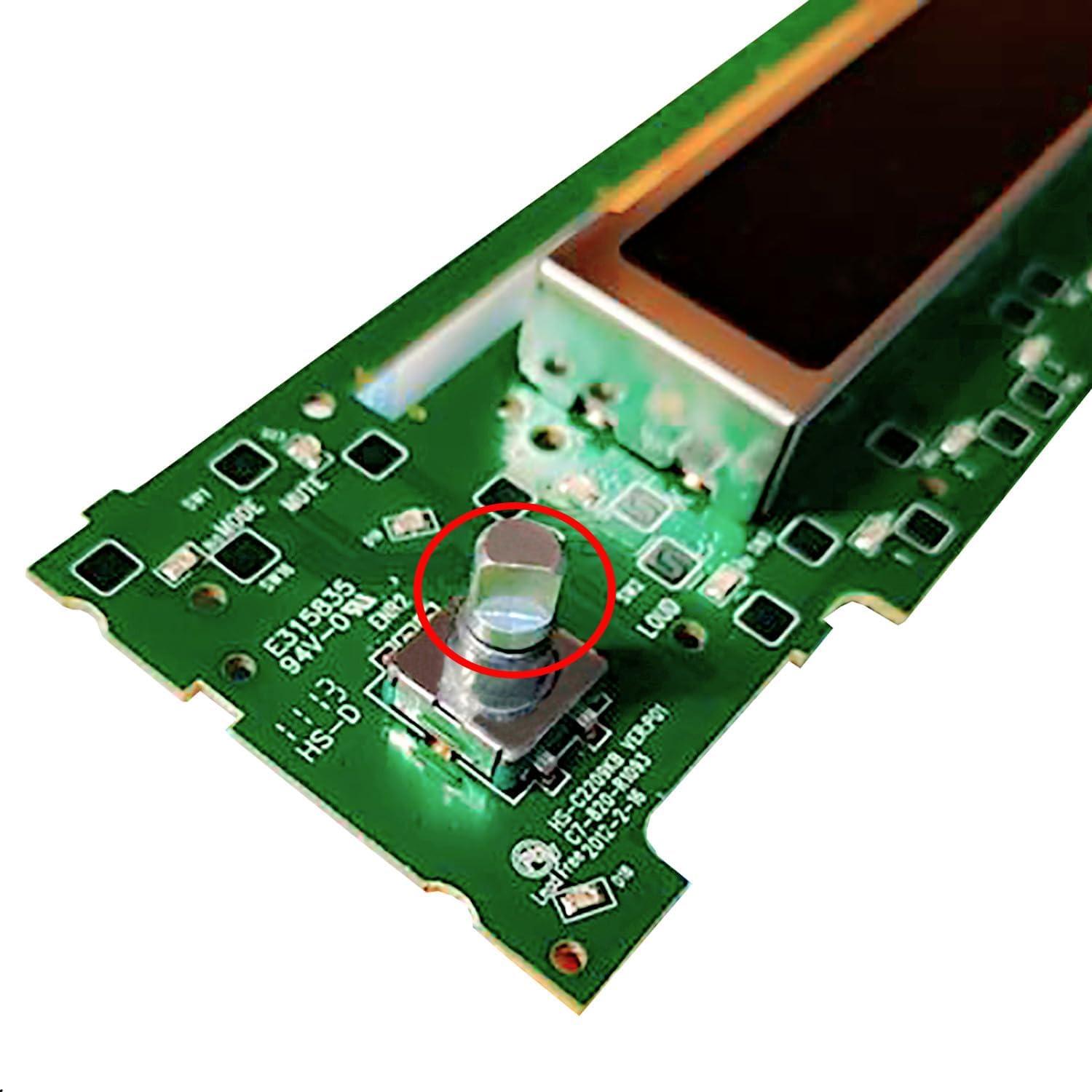 10 Perillas de Control de Potenciómetro D Tipo 6mm ZXUEZHENG Negro