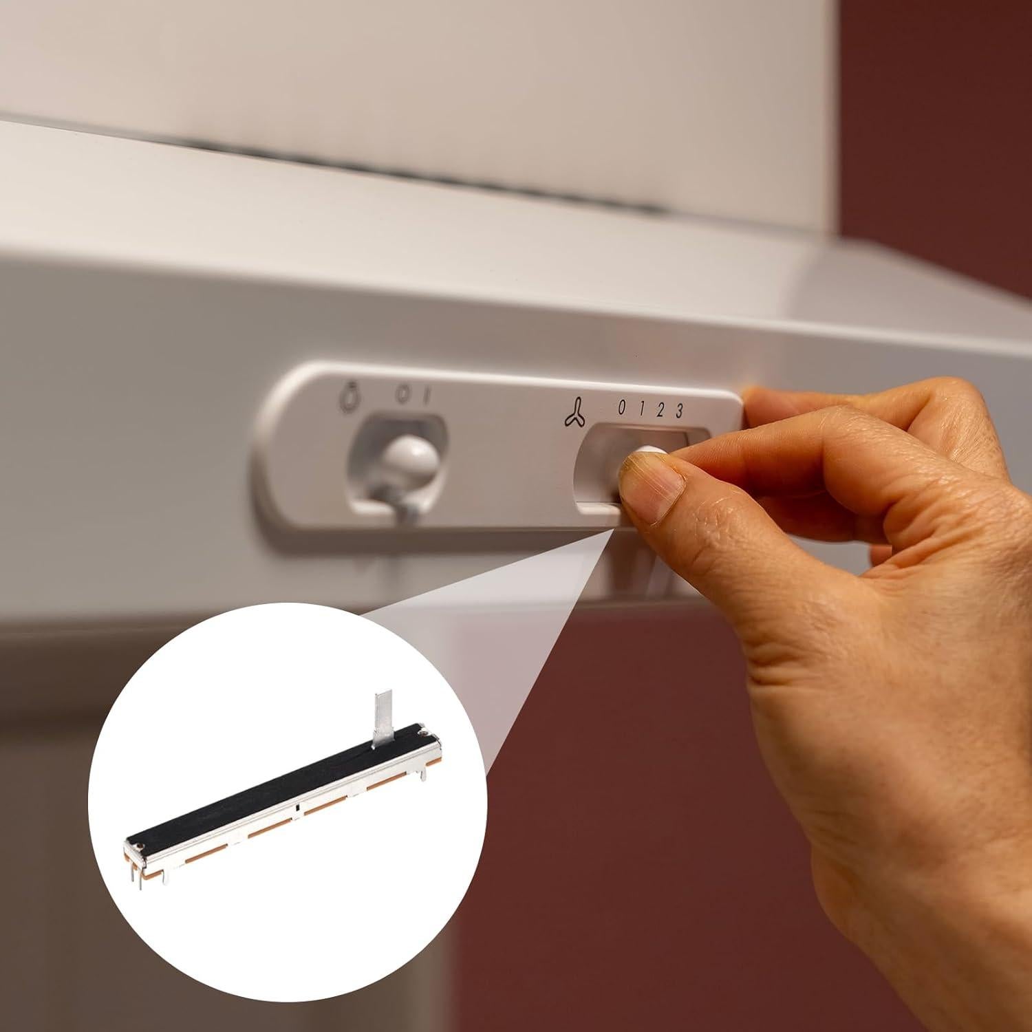 Potenciometro Lineal Doble MECCANIXITY B10Kx2 75mm 5 Pcs