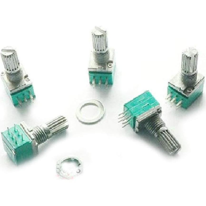 Potenciómetro Doble Junta HiLetgo B10K 10pcs 6 Pines