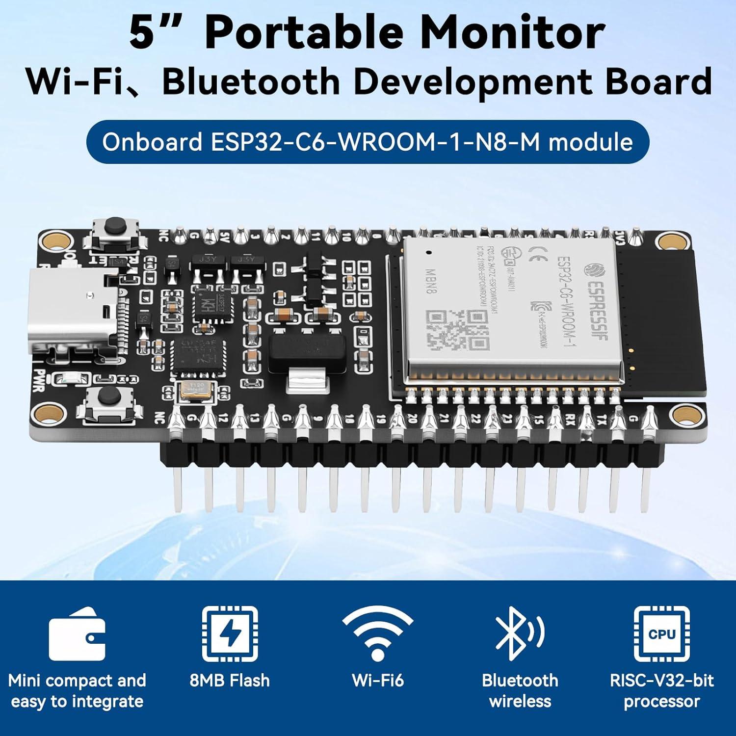 Placa de Desarrollo ESP32-C6 Meshnology Wi-Fi 6 Bluetooth 5