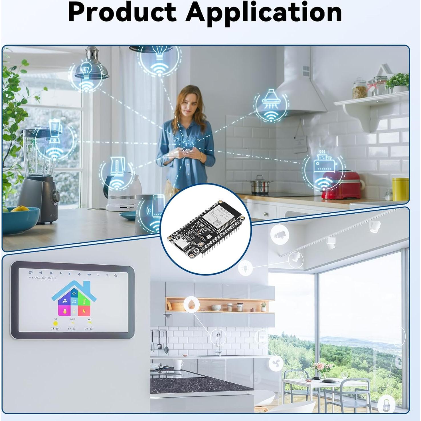 Placa de Desarrollo ESP32-C6 Meshnology Wi-Fi 6 Bluetooth 5