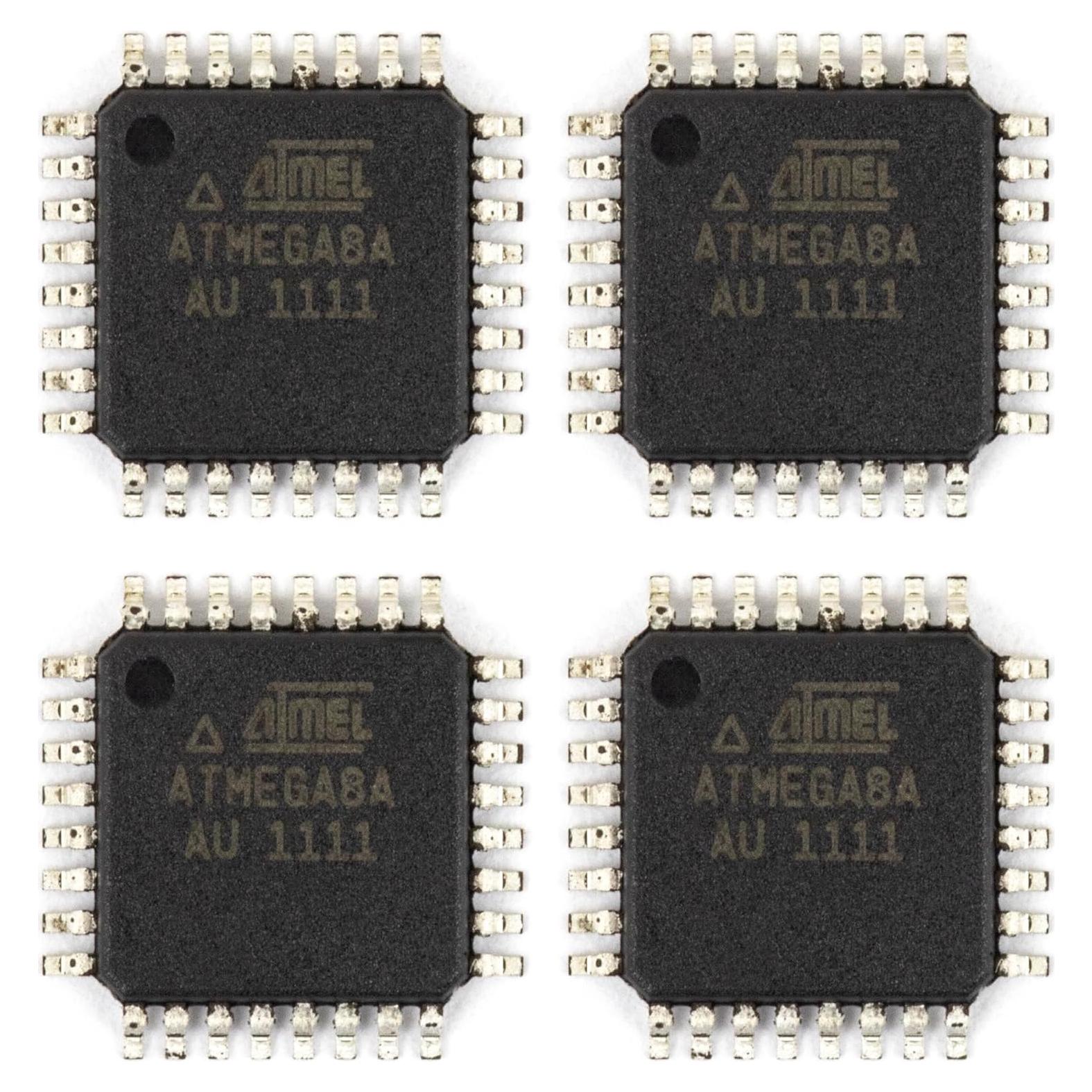 4 Microcontroladores ATMEGA8A-AU TQFP32 AVR 8-Bit