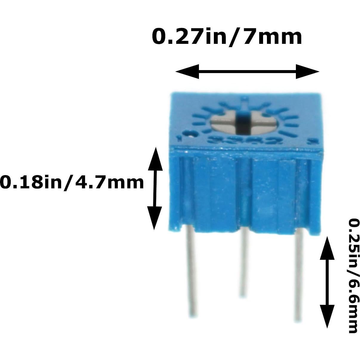 Potenciómetro Trimmer 5K Ohm Lind Kitchen 3362P-502