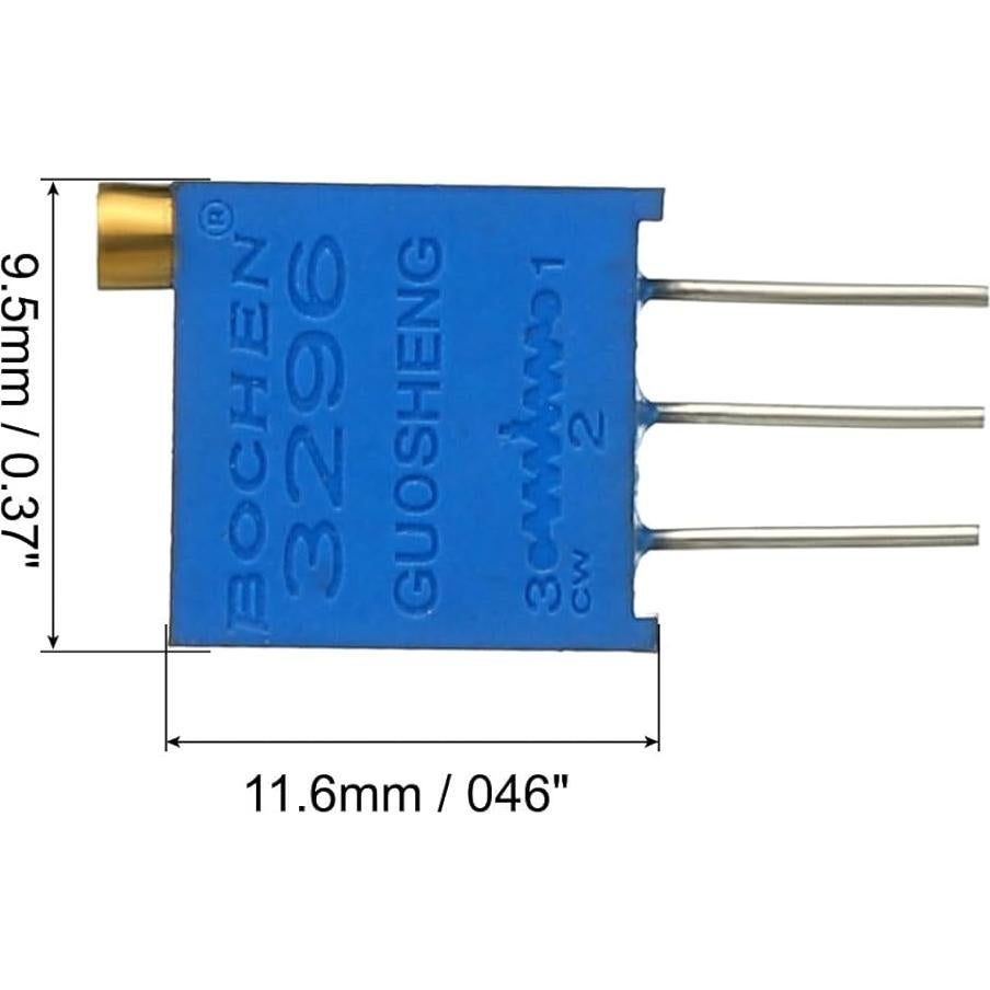 Kit de Resistores Variables PATIKIL 15 Piezas 100 a 500K Ohm