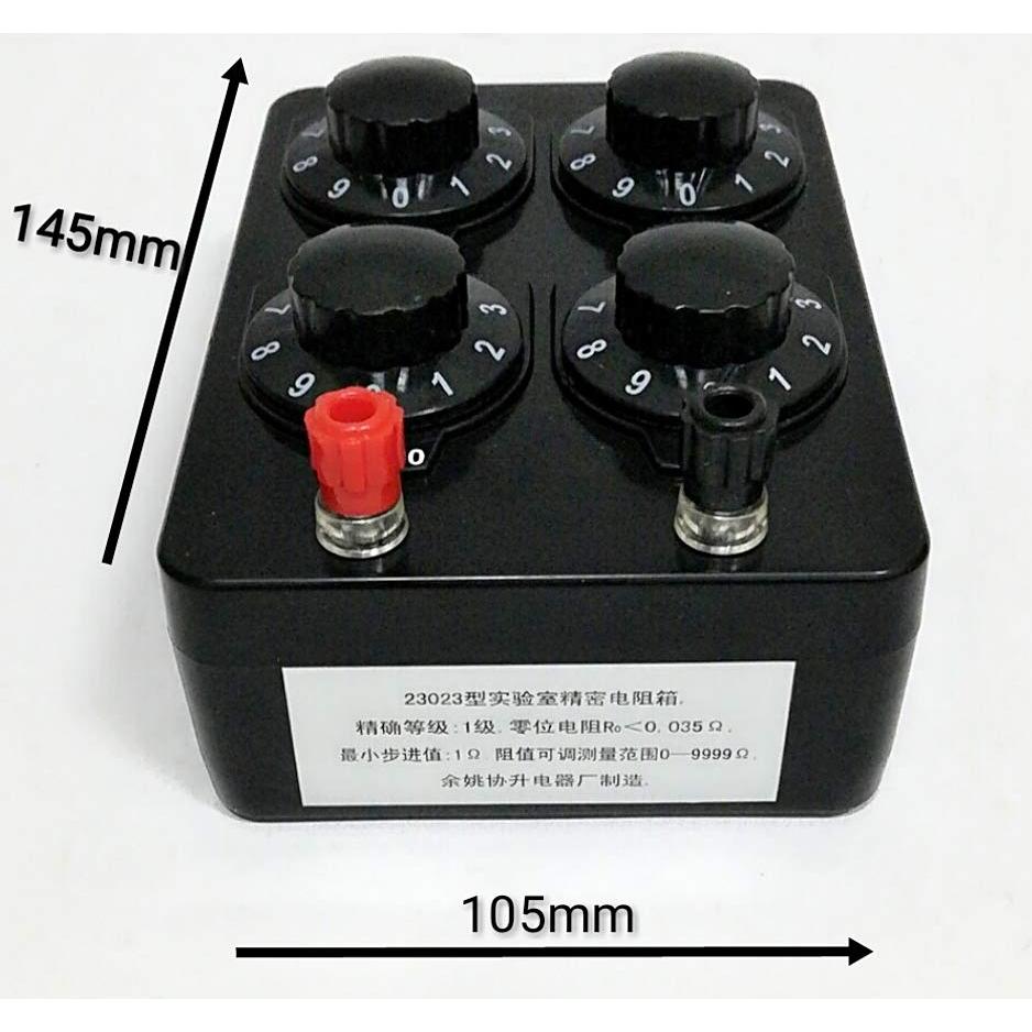 Caja de Resistencia Variable Acxico 0-9999 Ohm para Experimentos