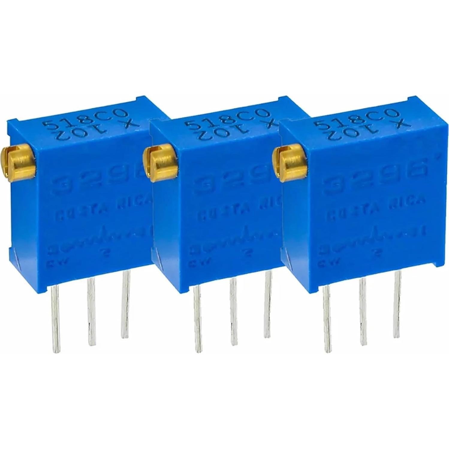 Kit de 50 Potenciometros 3296X Cermet 100 Ohm a 2M Ohm