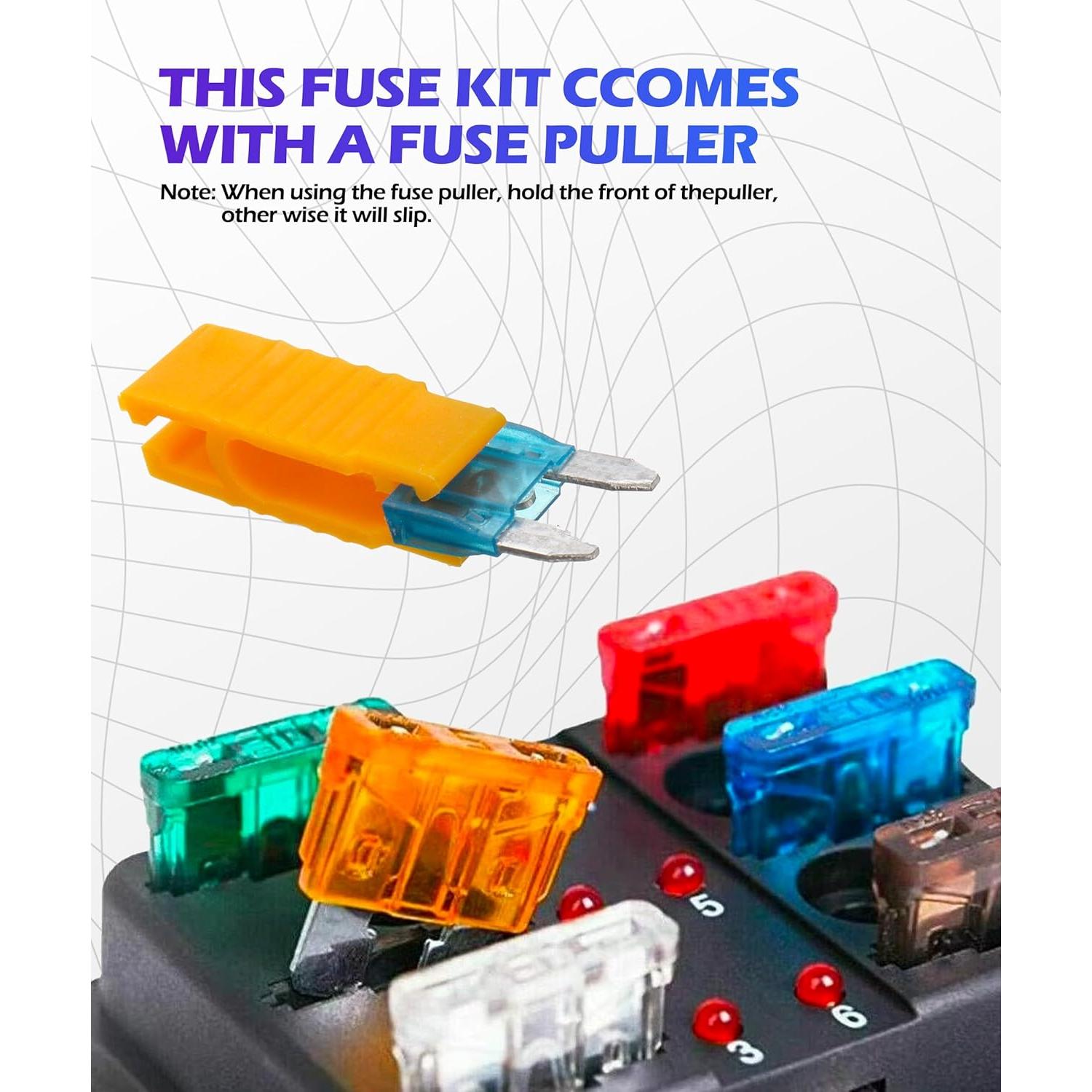 Kit de Fusibles SCUARI 120PCS 2A-35A para Vehículos