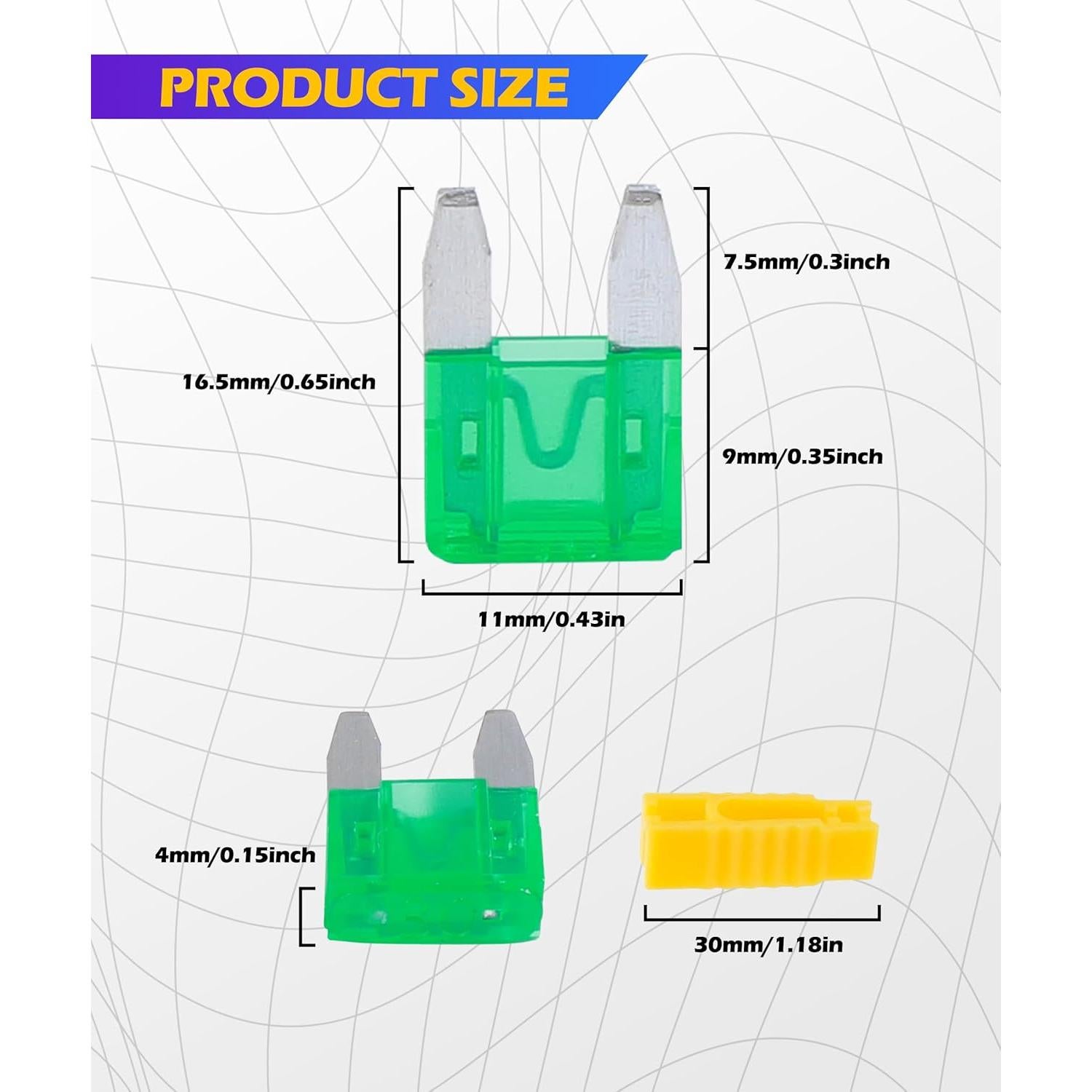 Kit de Fusibles SCUARI 120PCS 2A-35A para Vehículos