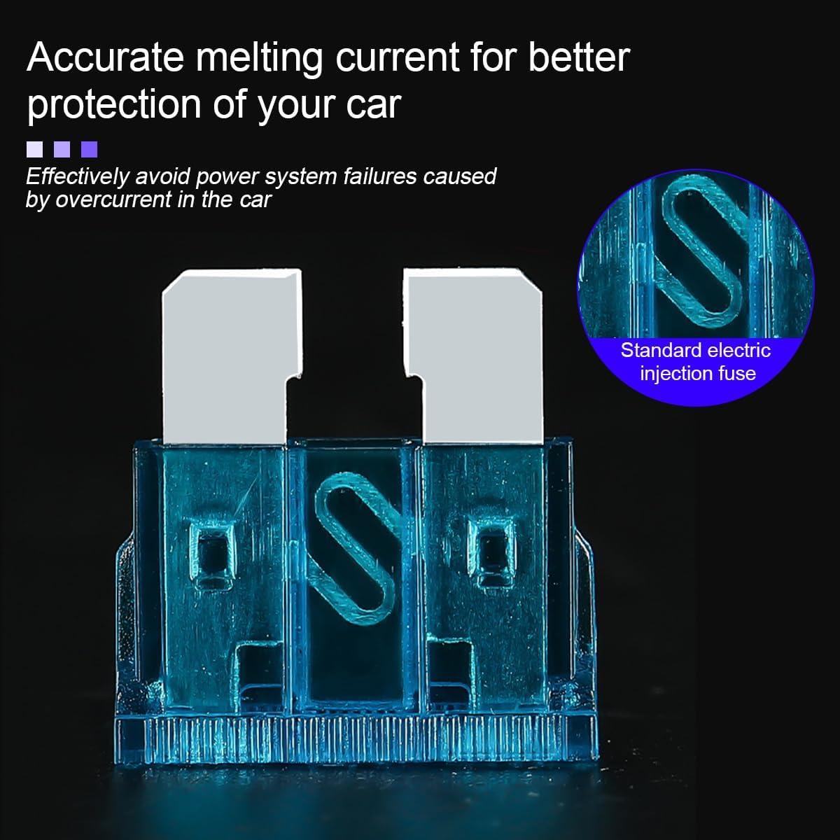 Kit de Fusibles Automotrices Mandark 306PCS - Estándar, Mini y Bajo Perfil