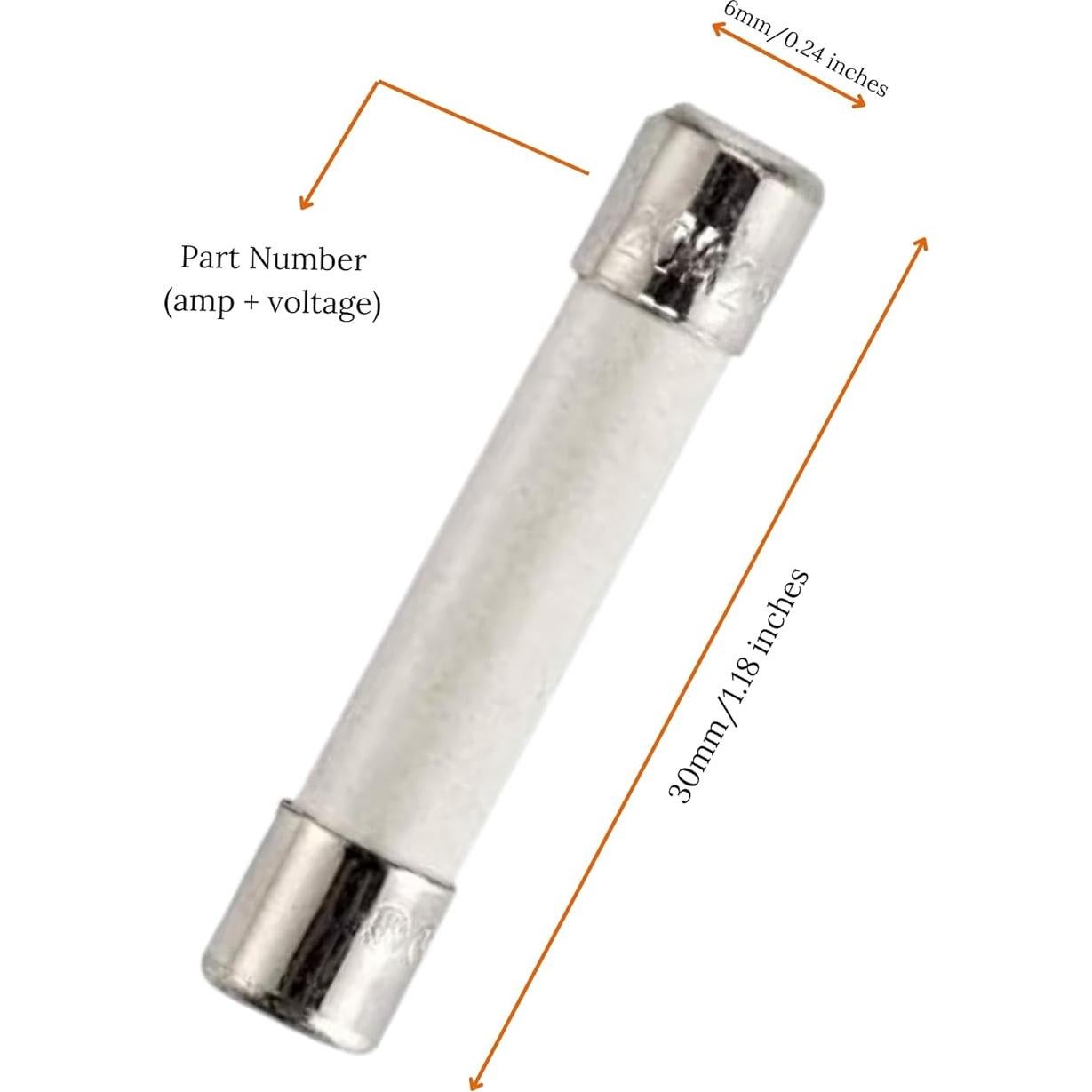 Fusible de Microondas BlueCatELE 20A 250V Lento 5-Pack