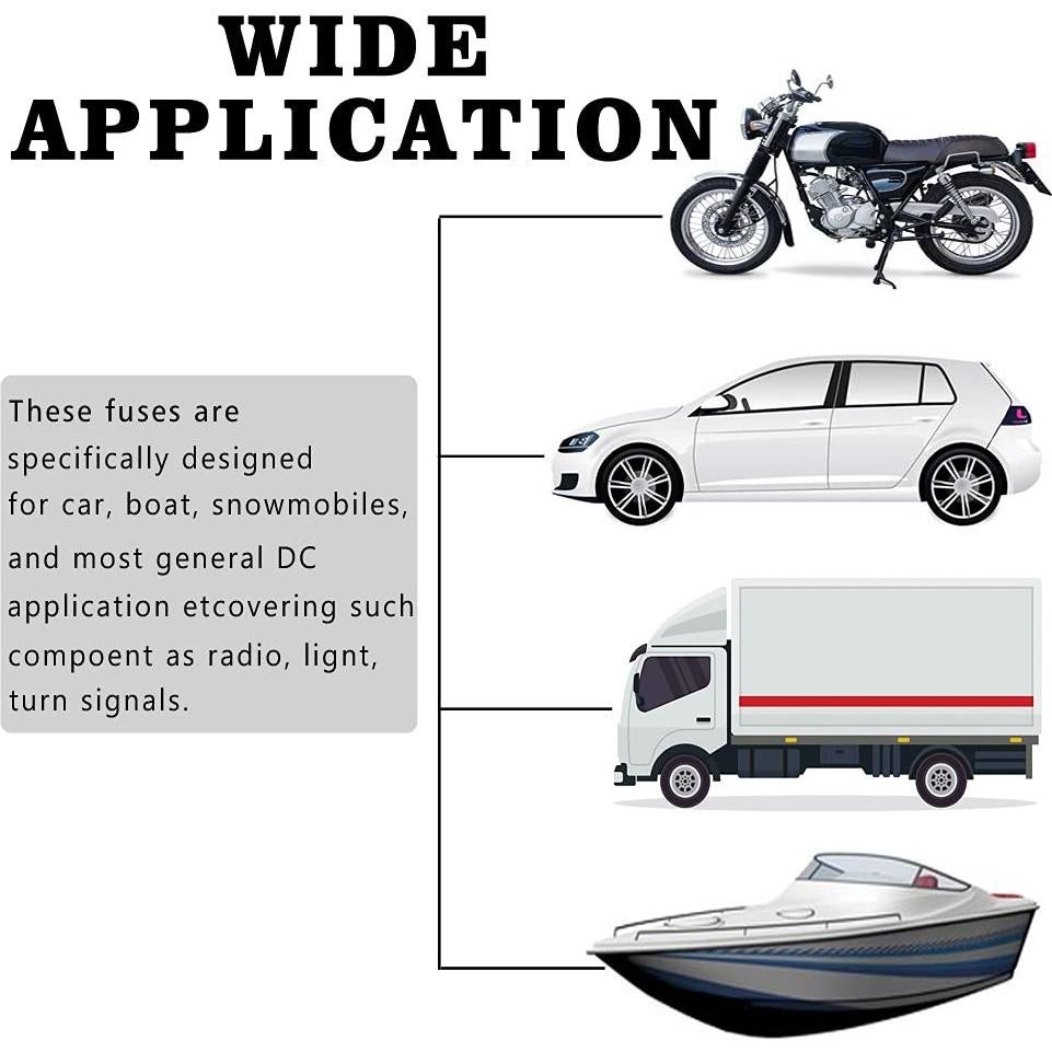 Fusibles de Cuchilla Estándar 15A FymuSing - 20 Pcs
