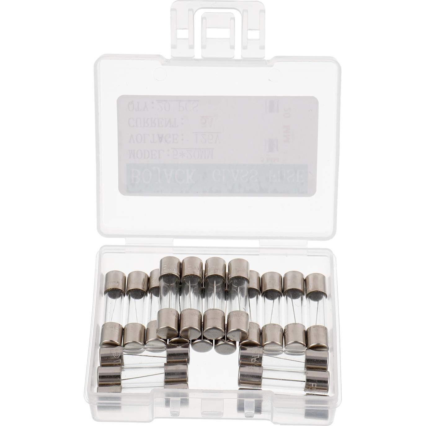 Fusibles de vidrio BOJACK 5A 5x20 mm (Paquete de 20)