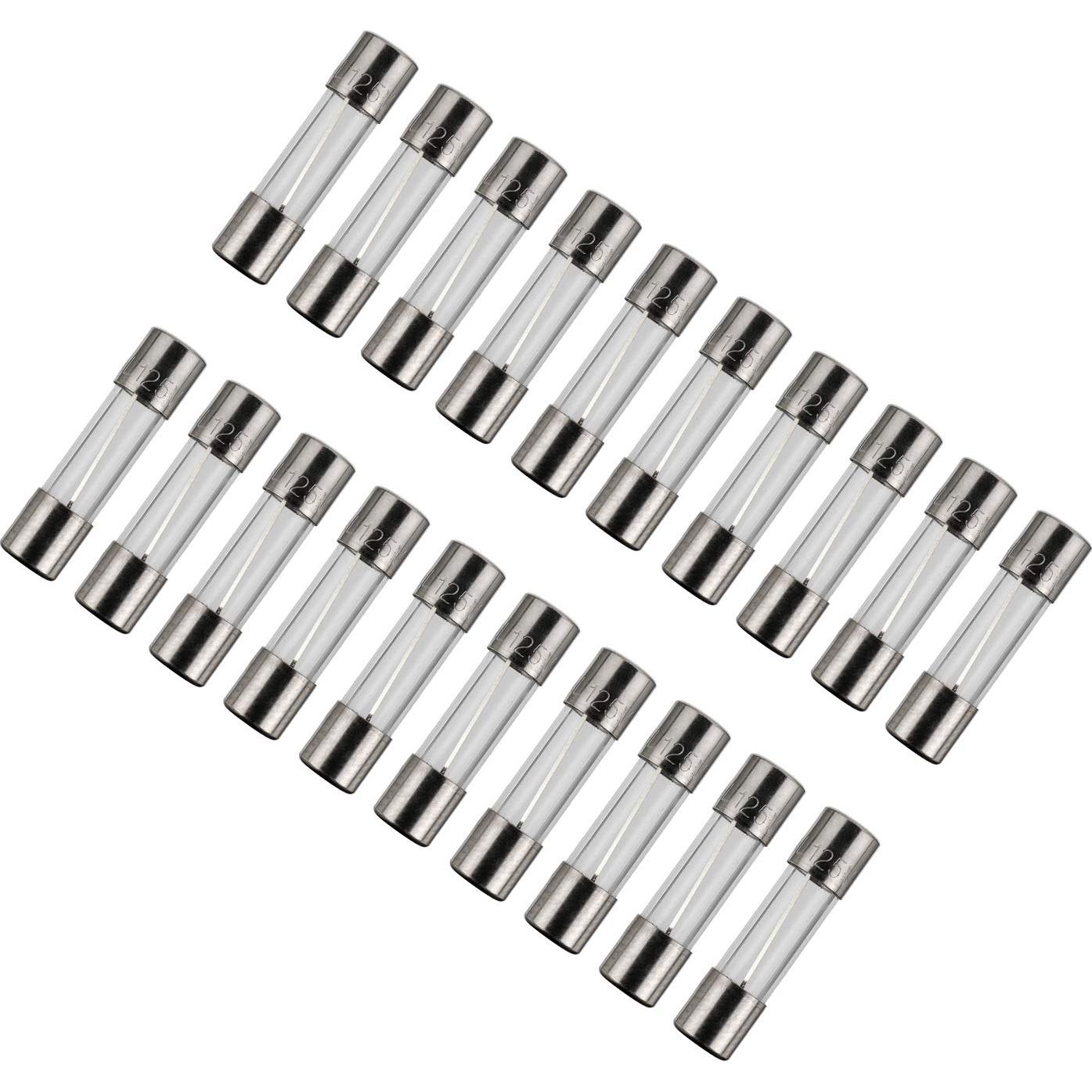 Fusibles de vidrio BOJACK 5A 5x20 mm (Paquete de 20)