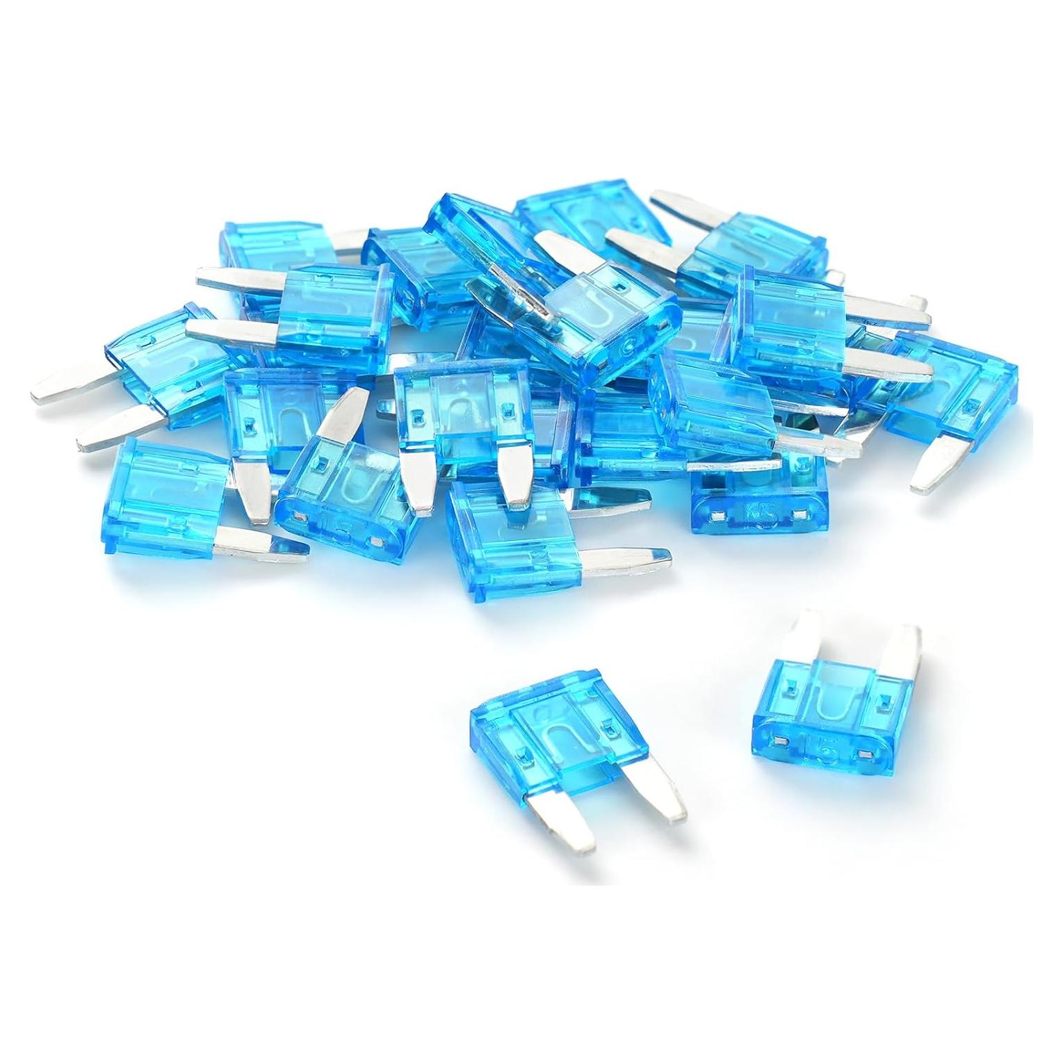 Fusibles Mini 15A SVZ - 25 Pcs para Coche y Barco