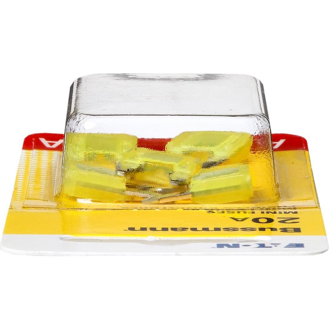 Fusible Mini Rápido Bussmann BP/ATM-20 20A Amarillo - Paquete de 5