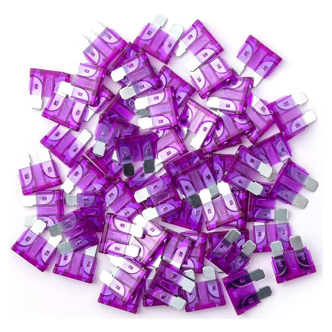 100 Fusibles de 3A Gomedi para Automóviles y Barcos