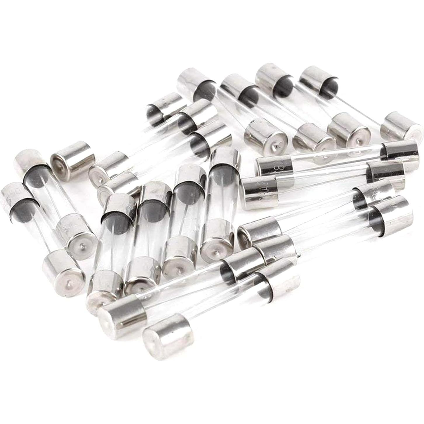 Kit de Fusibles de Vidrio 250 Piezas 5x20mm y 6x30mm 250V