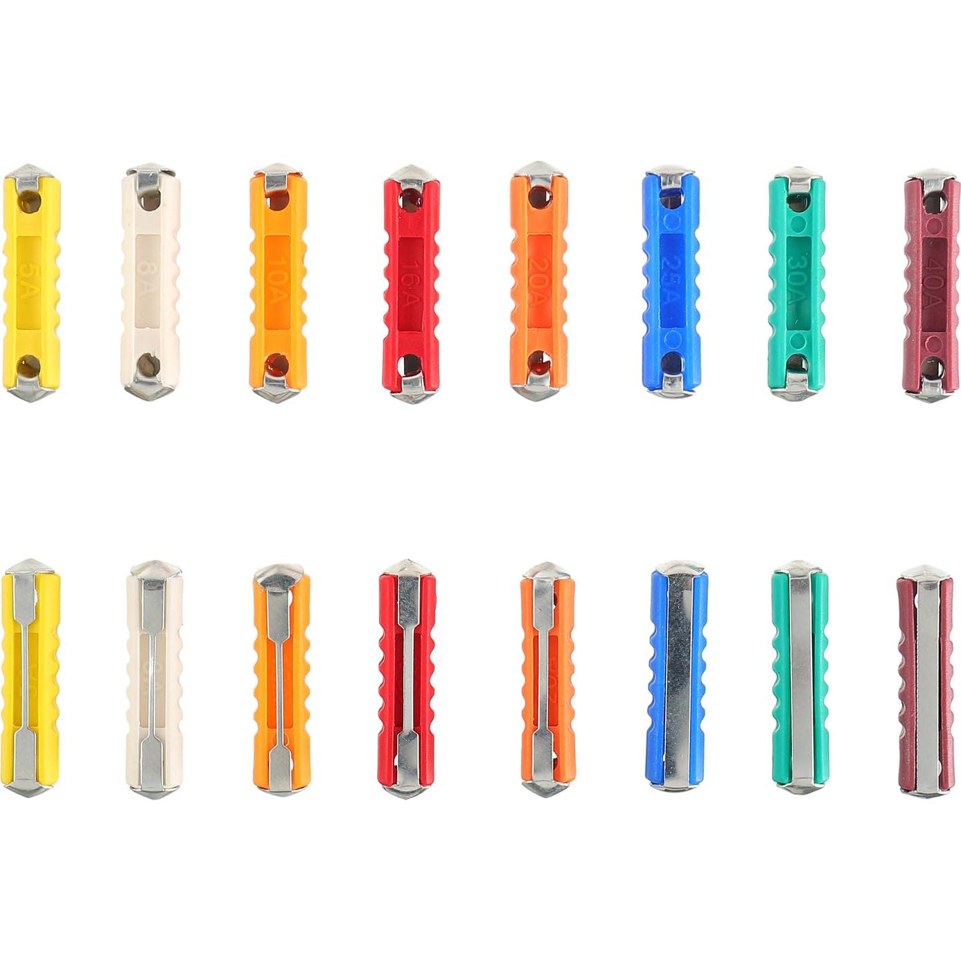 Juego de Fusibles Torpedo BOJACK 120pcs 5A-40A para Autos Clásicos