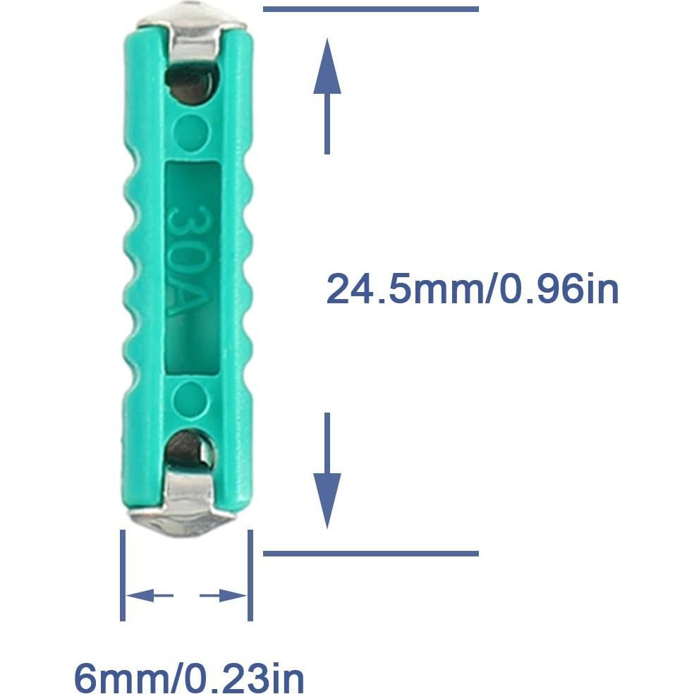 Juego de Fusibles Torpedo BOJACK 120pcs 5A-40A para Autos Clásicos