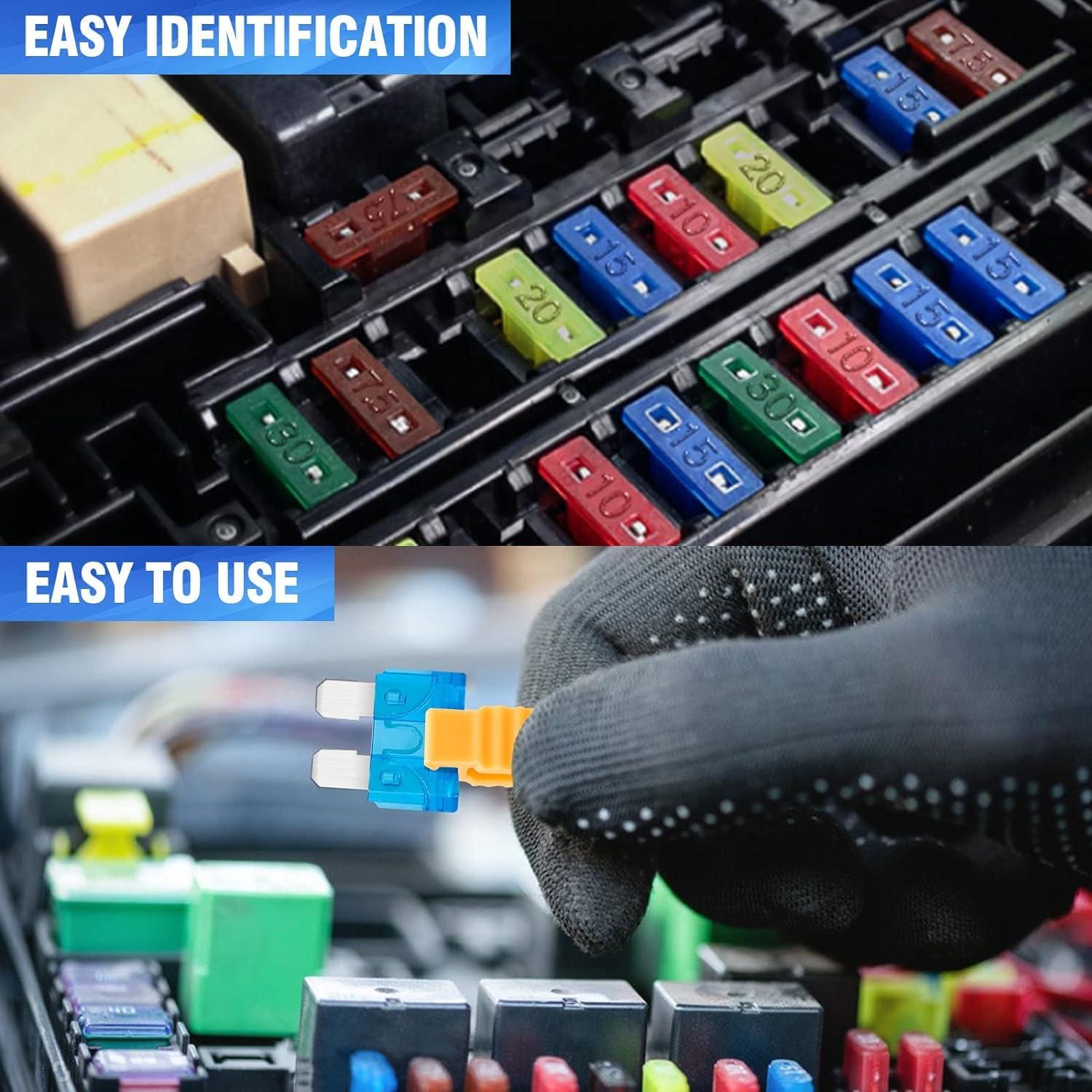 75 Fusibles Mini 10A Automotrices Fuselechada - Protección 32V