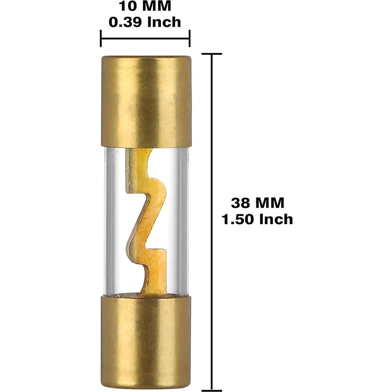 Fusible AGU 60A VEXUNGA de Vidrio para Amplificador 12V (Paquete 5)